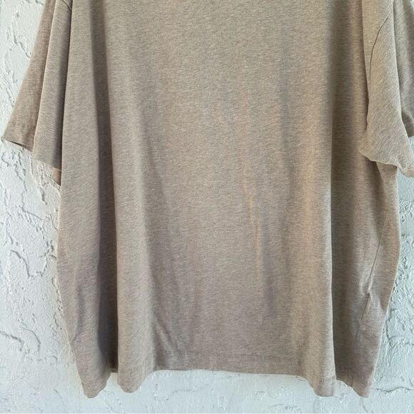 FEAR OF GOD Essentials Tee Shirt Men Large Oversized Beige - Picture 5 of 10